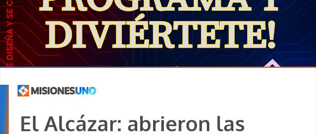 El Alcázar: abrieron las inscripciones 2026 para la Escuela de Robótica en el espacio Maker