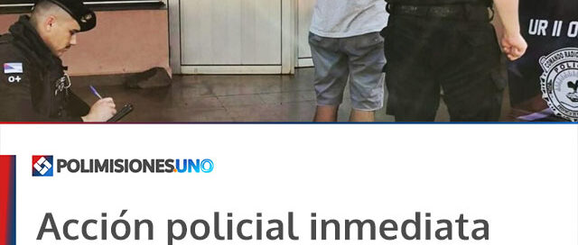 Acción policial inmediata permitió recuperar un celular robado y detener al sospechoso