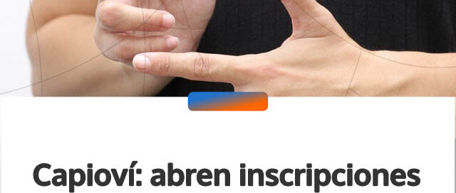 Capioví: abren inscripciones para la carrera de Intérprete en Lengua de Señas Argentina