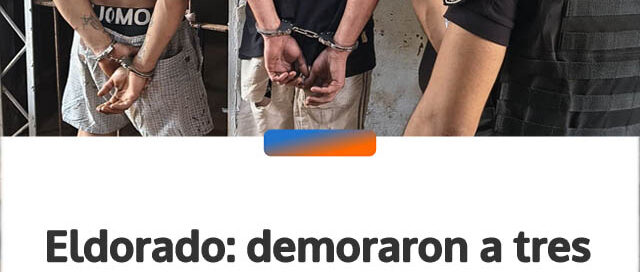 Eldorado: demoraron a tres sospechosos tras intento de robo en una antena de telecomunicaciones